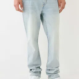 True Religion Men Straight Fit Heavy Fade Stretchable Jeans-image-36