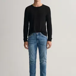 GANT Men Hayes Slim Fit Light Fade Cotton Jeans-image-83