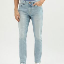 United Colors of Benetton Men Skinny Fit Mid Rise Clean Look Heavy Fade Jeans-image-42