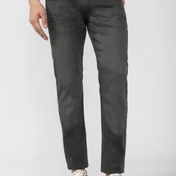 Peter England Casuals Men Slim Fit Clean Look Heavy Fade Stretchable Jeans-image-28