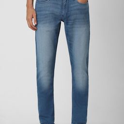 Peter England Casuals Men Slim Fit Mid-Rise Heavy Fade Stretchable Jeans-image-93