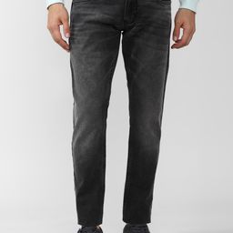Peter England Casuals Men Slim Fit Clean Look Heavy Fade Stretchable Jeans-picture-45