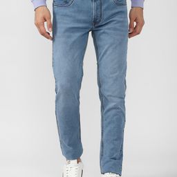 Peter England Casuals Men Tapered Fit Clean Look Heavy Fade Stretchable Jeans-picture-17