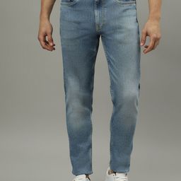 Iconic Men Slim Fit Heavy Fade Clean Look Stretchable Jeans-image-15