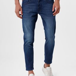 WROGN Men Blue Skinny Fit Light Fade Mid Rise Jeans-image-42