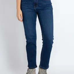 Status Quo Women Straight Fit Light Fade Stretchable Jeans-image-87