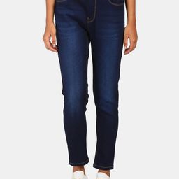 Flying Machine Women Blue Slim Fit Light Fade Jeans-picture-46