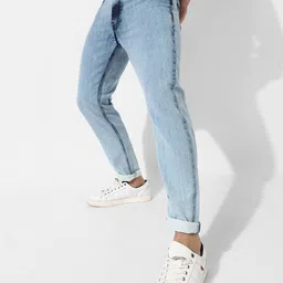 Campus Sutra Men Smart Slim Fit Heavy Fade Clean Look Stretchable Jeans-image-92