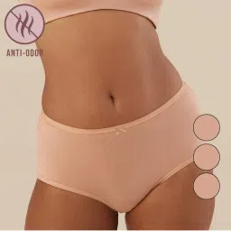 Nykd by Nykaa Women Full Brief NYP036 All Nude (Pack of 3)-picture-31