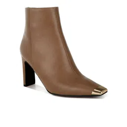 London Rag Women Metallic Cap Toe Faux Leather Boots-45