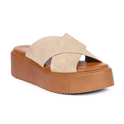 Viviblu Leather Platform Heel Sandals-29