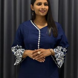 Women Cotton Blend Kurta Pyjama Set-image-81