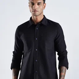 THE BEETEL HOUSE Men Linen Regular Slim Fit Casual Shackets Shirt-picture-30