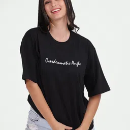 Mad Over Print Women Typography Printed T-shirt-image-45