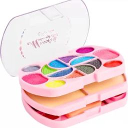 12 Eyeshadow, 2 Blusher, 2 Compact Powder,6 Lip color with under eye cream makeup kit-image-61
