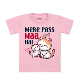Arvesa Kids Typography Printed Short Sleeves T-shirt-picture-29