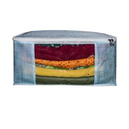 AMAK INC Blue Fabric Multi-Utility Wardrobe Organisers-picture-5