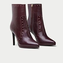 Oroh Women Casual Stiletto-Heeled Winter Ankle Boots-45