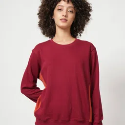 Saltpetre Women Colourblocked Sweatshirt-picture-31