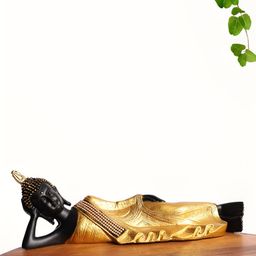 INTERNATIONAL GIFT Gold-Toned Buddha Idol Showpiece-image-49