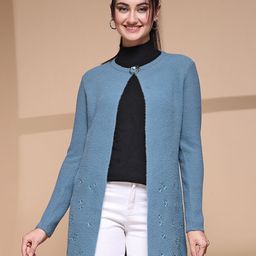 Juelle Women Open Front Longline Shrug-image-27