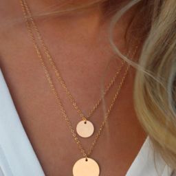 Arzonai Gold-Toned Stainless Steel Necklace-picture-16