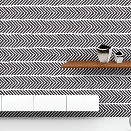 ArtzFolio Printed UV-Resistant Anti-Bacterial Doodle Line Art Peel & Stick Wallpaper-image-54