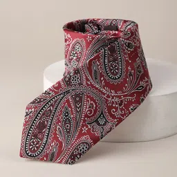 Louis Philippe Men Woven Design Regular Broad Tie-picture-13