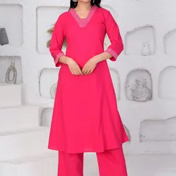 clothonus V Neck Top With Trousers Co-Ords Set-picture-49