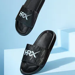 HRX by Hrithik Roshan Brand Logo Printed Clogs-picture-8