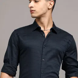 HIGHLANDER Men Slim Fit Opaque Casual Shirt-image-24