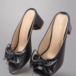 Lavie Block Peep Toes with Bows-17