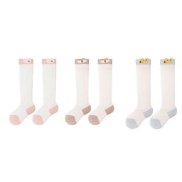 SYGA Infants Pack Of 3 Self-Design Above Knee Length Socks-image-62