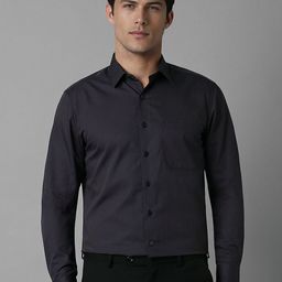 Louis Philippe Men Geometric Printed Cotton Slim Fit Casual Shirt-image-46