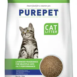 Lavender Fragrance Cat Litter(For Multiple Cat) - 10kg Pet Litter Tray Refill-picture-30