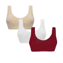 Girls Beginners Non Padded Teenager Full Coverage Cotton Bra-13