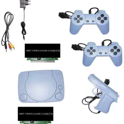 NOWAIT cassette 8BIT 2with TV Classic video game console inbuilt game in-built game NA GB with 30 to 40 games in built ,with 2 cassette-32
