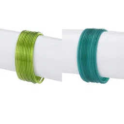 1ST TIME Set Of 24 Green Alloy Bangles-picture-34