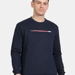 t-base Men Typography Printed Sweatshirt-picture-2