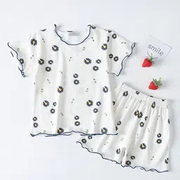 FOREVER FRIDAY Girls Floral Printed Top with Shorts-image-29