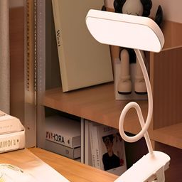 XERGY 3 Color Modes Dimmable 80H Battery Type C- Rechargeable LED Clip-on Book Light-image-57