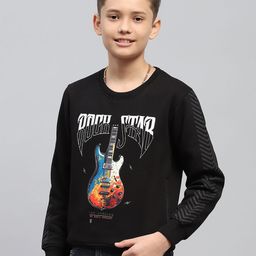 Monte Carlo Teen Boys Typography Print Sweatshirt-image-65