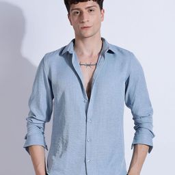 THE BEETEL HOUSE Men Air Linen Like Regular Slim Fit Casual Shirt-image-84