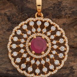 Kushal's Fashion Jewellery Gold-Plated Contemporary Pendants-picture-44