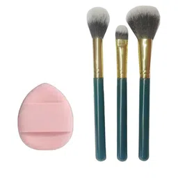 Facejewel Set Of 4 Makeup Brush & Finger Puff-picture-38