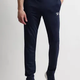 Reebok Men Logo Printed Elasticated Mid-Rise Track Pants-image-21
