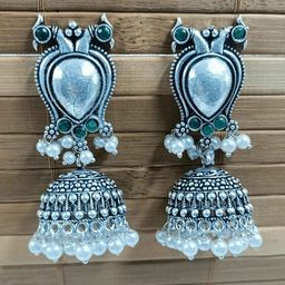 MERA HAAT Contemporary Jhumkas Earrings-image-66