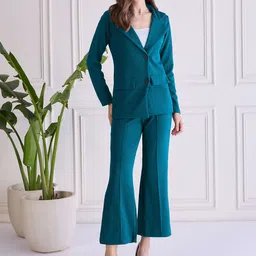 Chemistry Lapel Collar Long Sleeves Blazer & Trouser Co-Ord Set-image-33