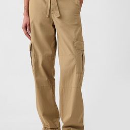 GAP Women Relaxed-Fit Parachute Cargo Trousers-image-36