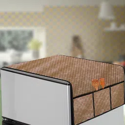 The Furnishing Tree Brown Plastic Refrigerator Cover-picture-22